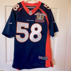 Men’s Denver Broncos Von Miller 58 Elite Alternate Super Bowl Bound Jersey